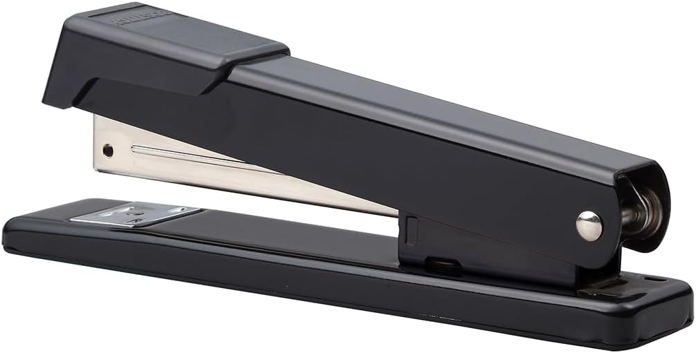 Bostitch Office Classic Metal Desktop Stapler, 20 Sheet Capacity, Dual Clinch, Opens for Tacking, Full-Strip, Black, 3-Pack