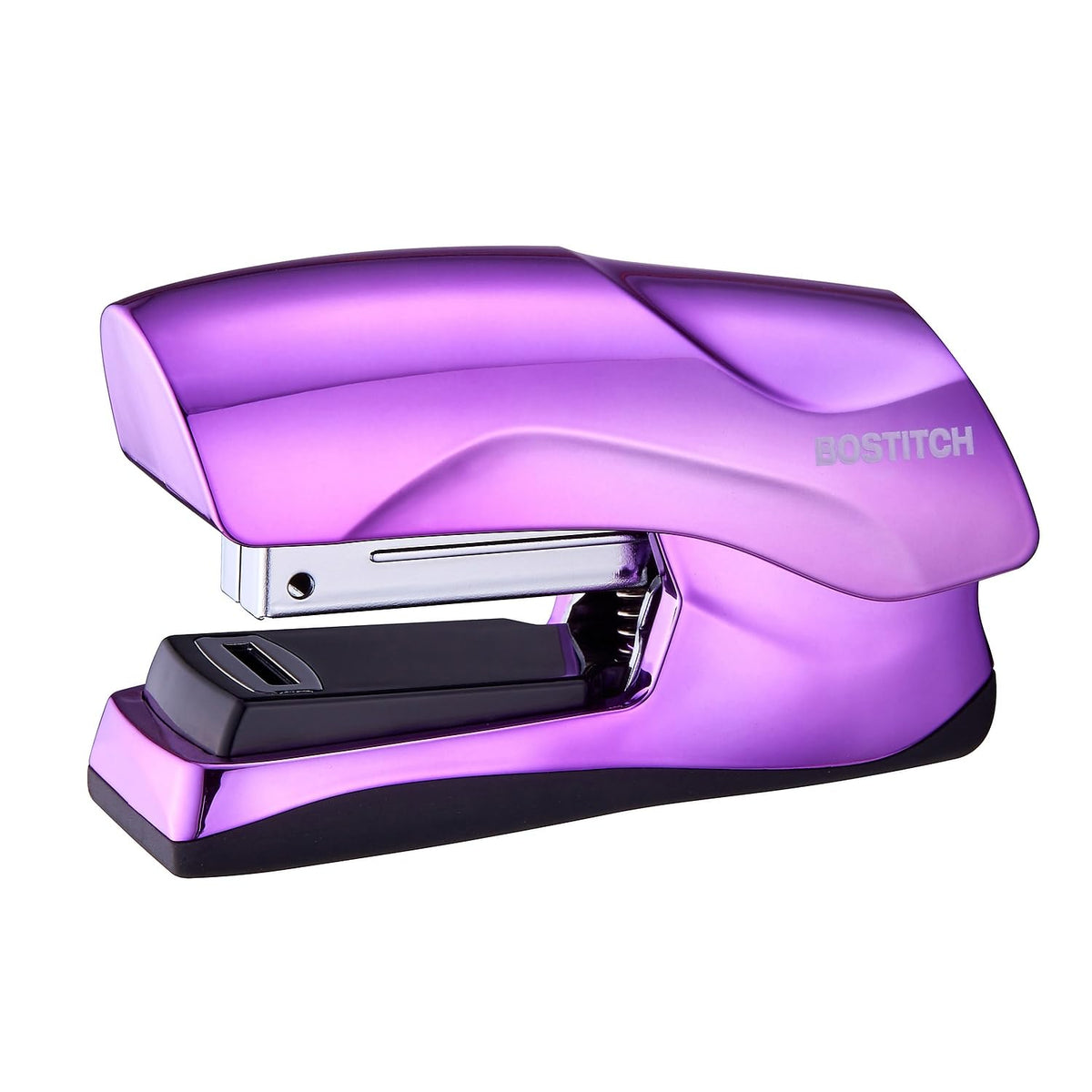 Bostitch Office Heavy Duty Stapler, 40 Sheet Capacity, No Jam, Half Strip, Fits into the Palm of Your Hand, For Classroom, Office or Desk, Navy Blue
