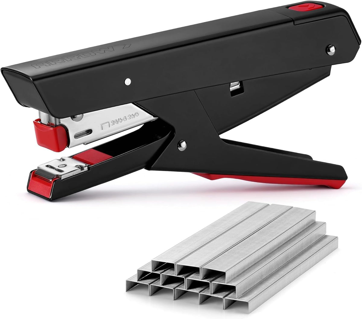 Arrow Plier Stapler Set, Metal Hand Stapler with 2520 Staples
