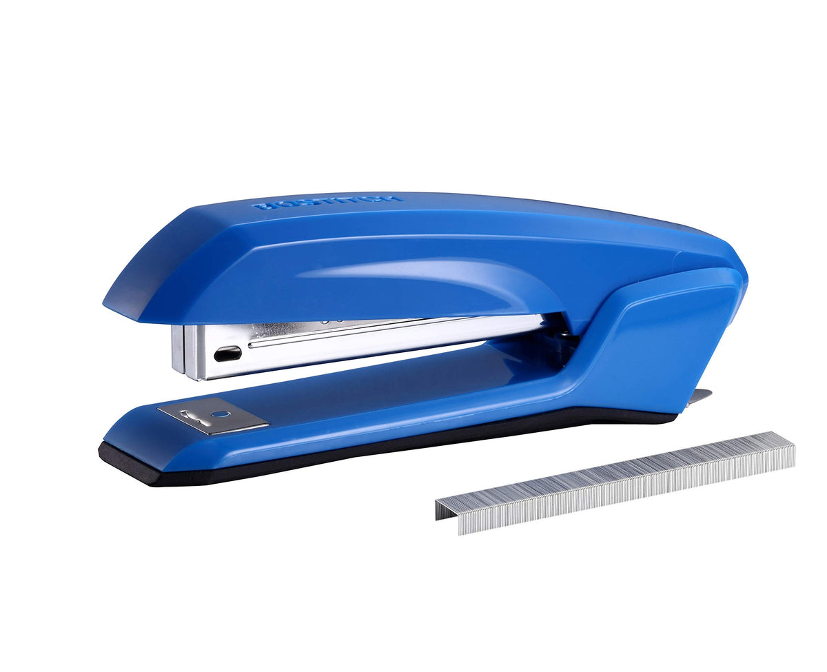 Bostitch Office Ascend 3 in 1 Stapler Integrated Remover & Staple Storage, 420 Staples Included, 20 Sheet Capacity, Lightweight, Pink