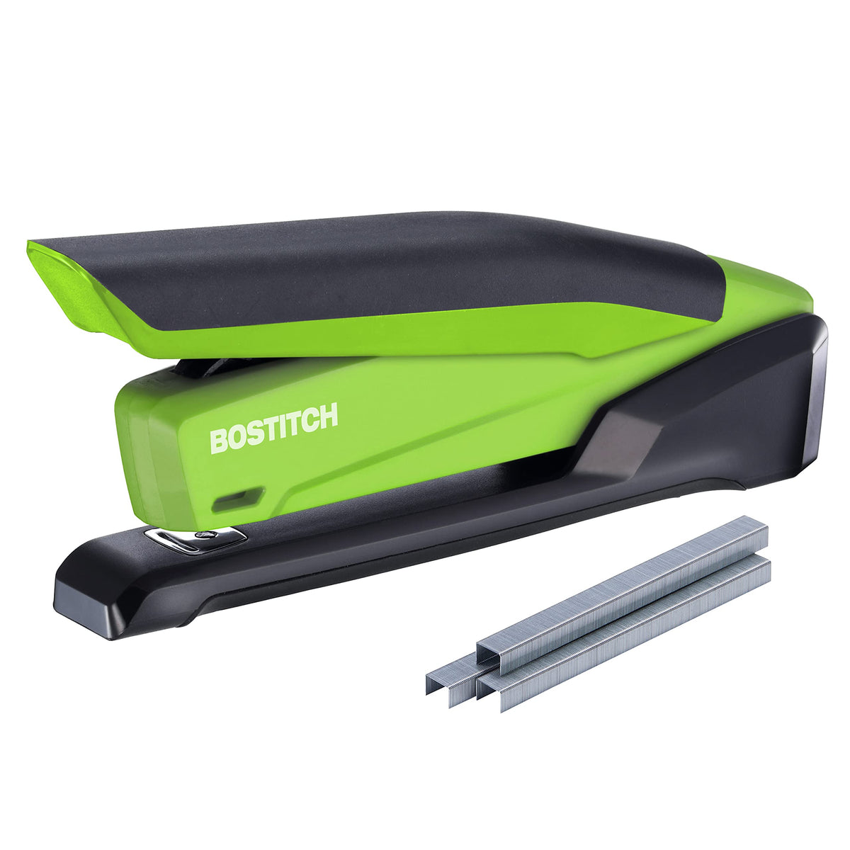 Bostitch Office Executive 3 in 1 Stapler, One Finger, 25 Sheet, Red