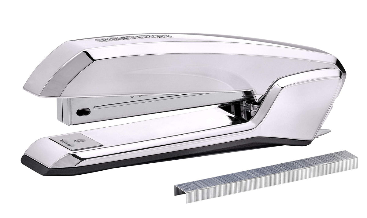 Bostitch Office Ascend 3 in 1 Stapler Integrated Remover & Staple Storage, 420 Staples Included, 20 Sheet Capacity, Lightweight, Pink