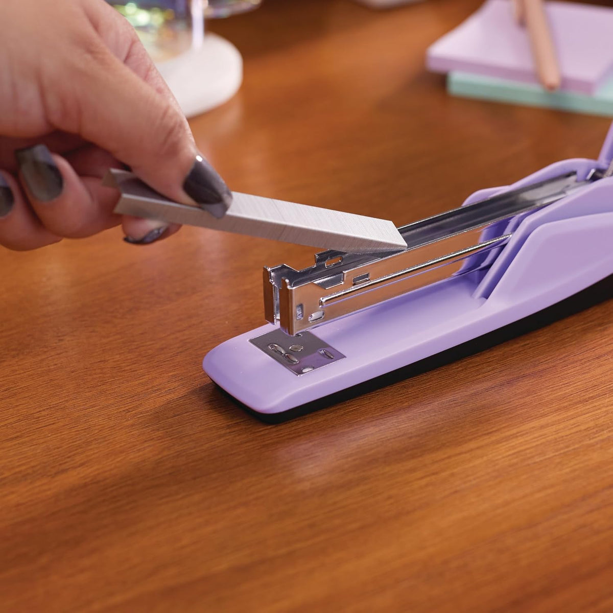 Swingline Stapler, 20 Sheet Capacity, 545 Desktop Stapler, Lavender (S7054512)