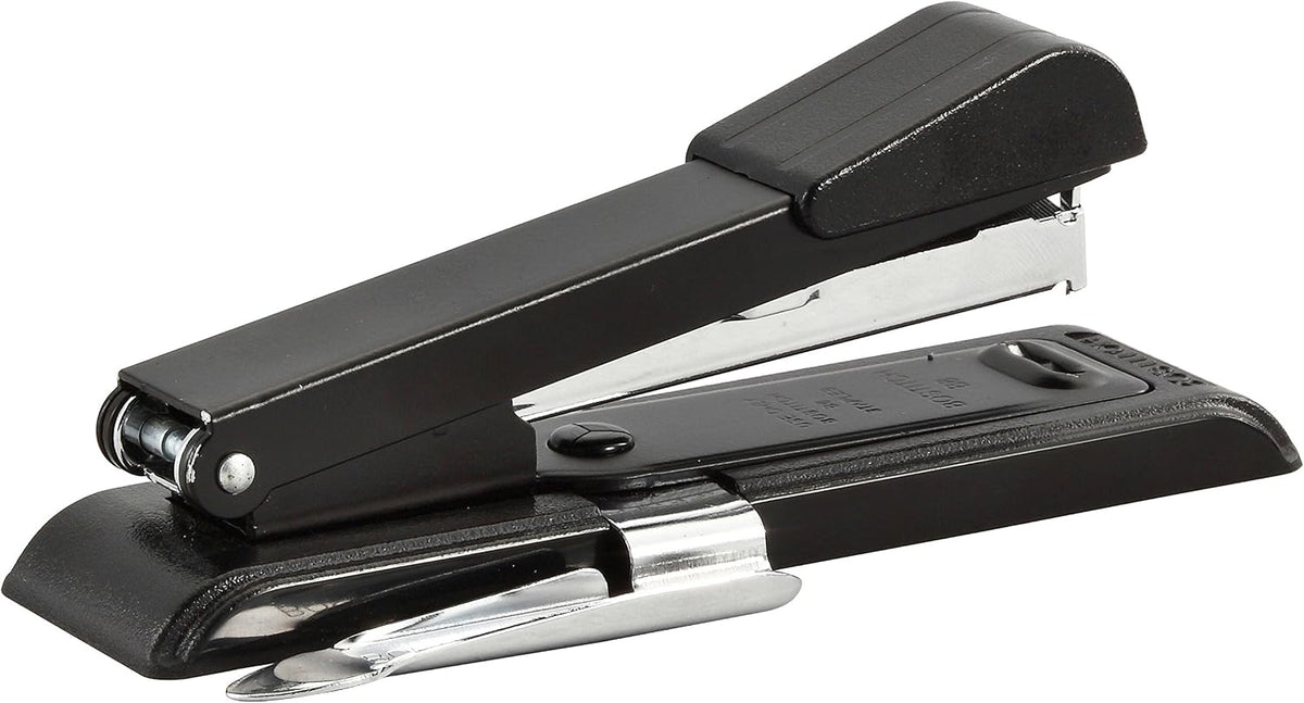 Bostitch Office B8 PowerCrown Travel & Desktop Stapler, 30 Sheet Capacity, Durable Metal, Black.