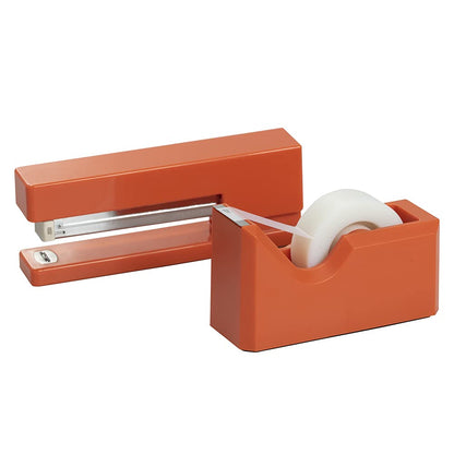 JAM PAPER Office & Desk Sets - 1 Stapler & 1 Tape Dispenser - Gold - 2/Pack