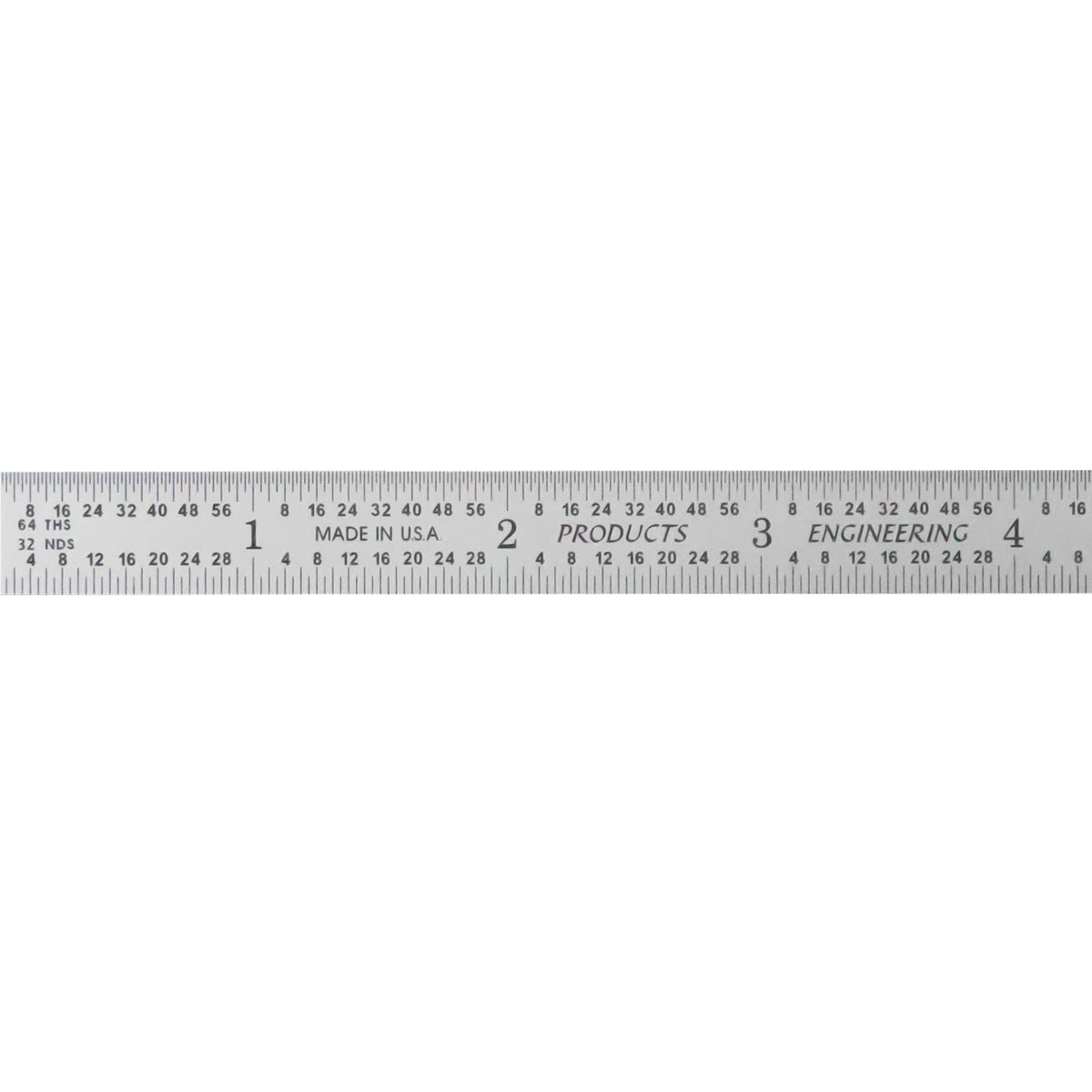 PEC Tools Metal Ruler, 12"/300mm, Made in USA