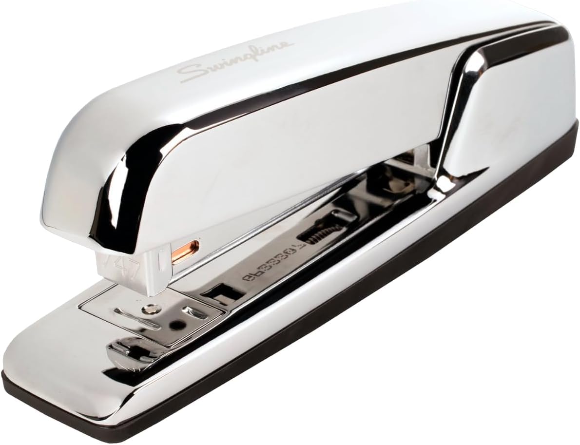 Swingline Stapler, 30 Sheet Capacity, 747 Business Stapler, Jam Free, Metal, Arctic White (S7074738)