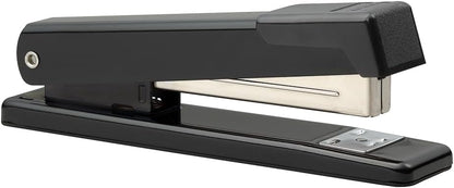 Bostitch Office Classic Metal Desktop Stapler, 20 Sheet Capacity, Dual Clinch, Opens for Tacking, Full-Strip, Black, 3-Pack