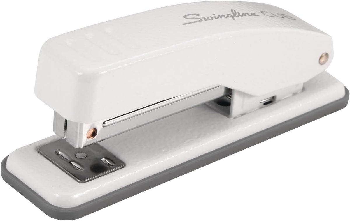 Swingline Stapler, Cub Compact Desktop Stapler, 20 Sheet Capacity, Metal, Arctic White (S701067)