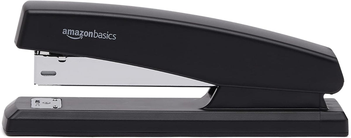 Amazon Basics Stapler Value Pack, 25 Sheet Capacity, Standard, with 3000 Staples and 3 Staple Removers, Black, 3-Pack