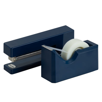 JAM PAPER Office & Desk Sets - 1 Stapler & 1 Tape Dispenser - Gold - 2/Pack