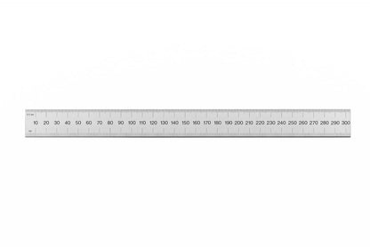 PEC Tools Metal Ruler, 12"/300mm, Made in USA