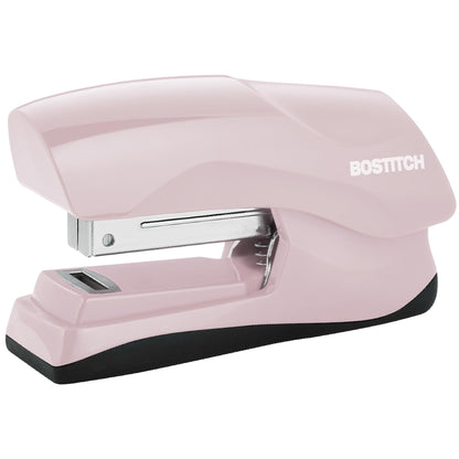 Bostitch Heavy Duty Stapler, 40 Sheet Capacity, No Jam, Pink