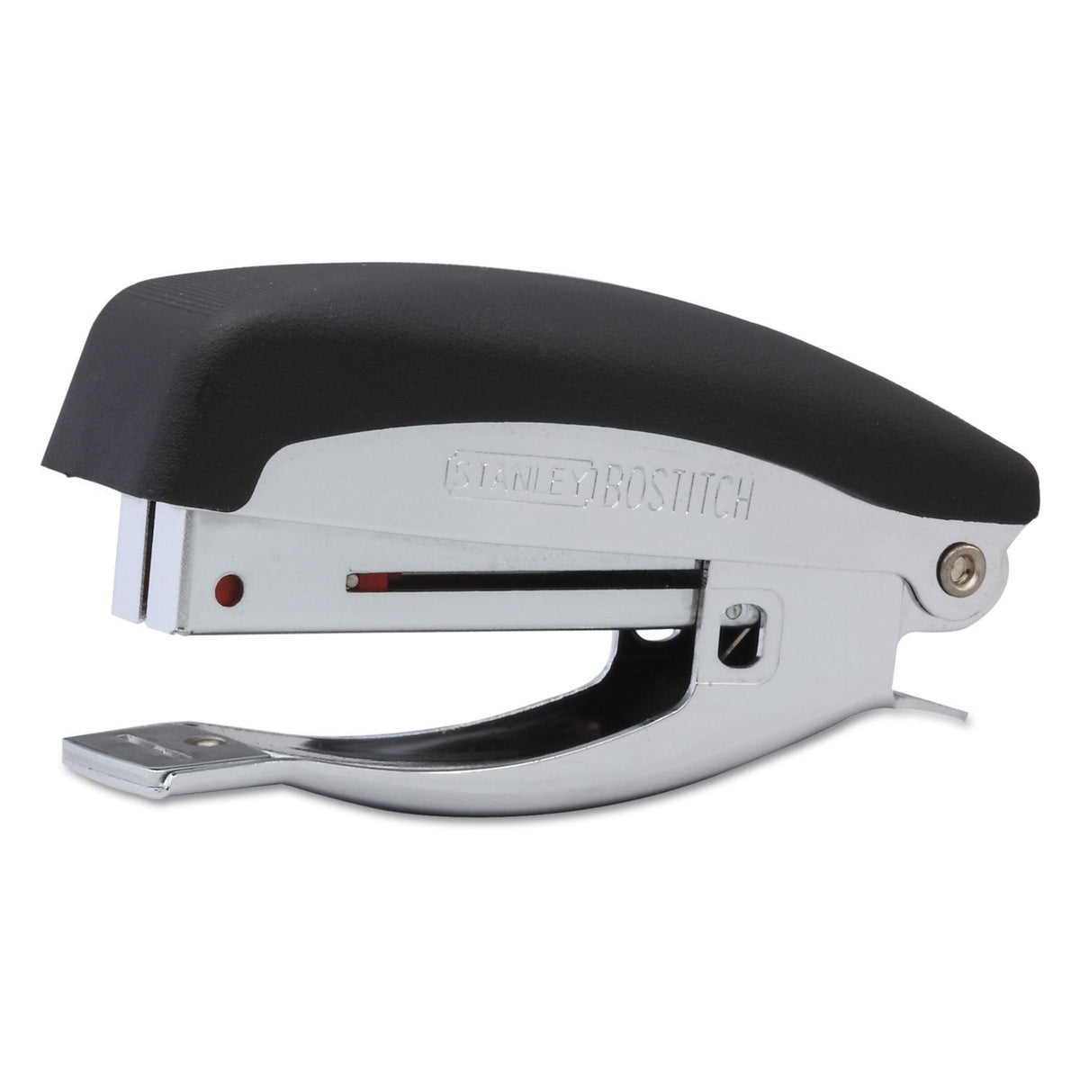 Bostitch Office Deluxe 20 Sheet Hand-Held Stapler with Anchor Hole, Chrome/Black (42100)