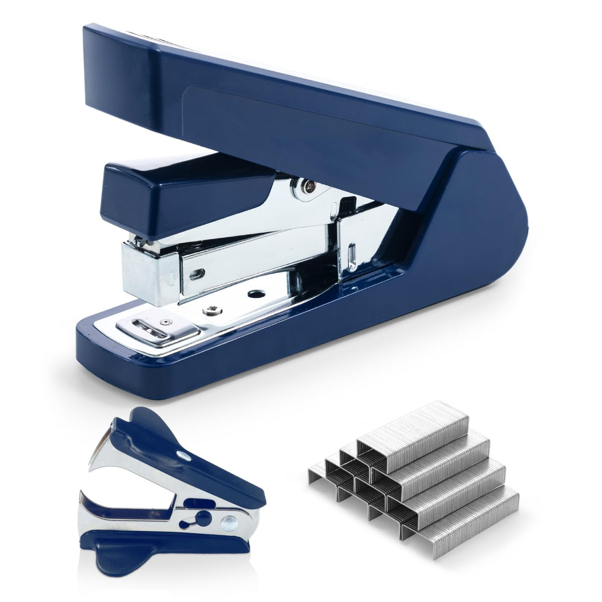 M&G Heavy-Duty Stapler for Desk, 50 Sheet Effortless No-Jam Stapling, Black
