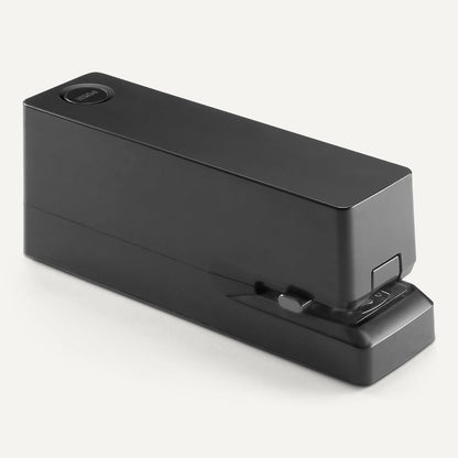Amazon Basics Electric Automatic Stapler for Desk, 25 Sheet Capacity, No Jam Technology, Adjustable Staple Placement, Battery or AC Powered, Black