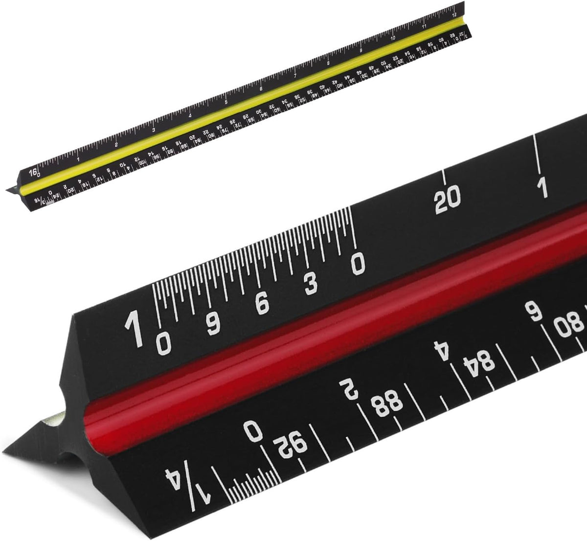 Mr. Pen- Architectural Scale, 12 inch, Black, Scale Ruler Contractor