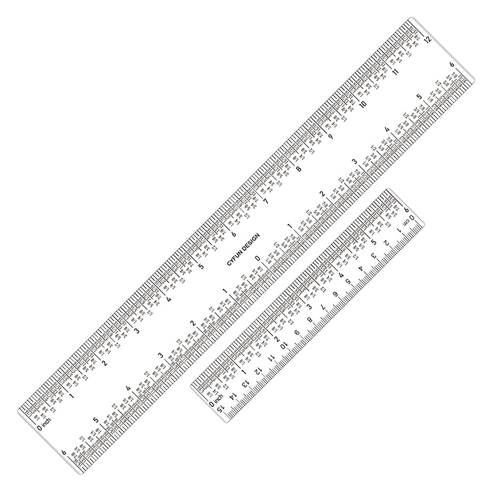 6 Inches Acrylic Clear T-Square Ruler,1 Pack,T Square Ruler,Transparent,T Ruler,for Crafting Drafting and General Layout Work Art Framing & Drafting Scrapbooking Crafting Arts Crafts Supplies Tools