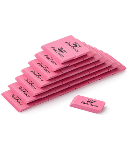 Mr. Pen- Pink Pencil Eraser, 12 Pack
