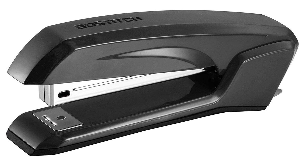 Bostitch Office Ascend 3 in 1 Stapler Integrated Remover & Staple Storage, 420 Staples Included, 20 Sheet Capacity, Lightweight, Pink