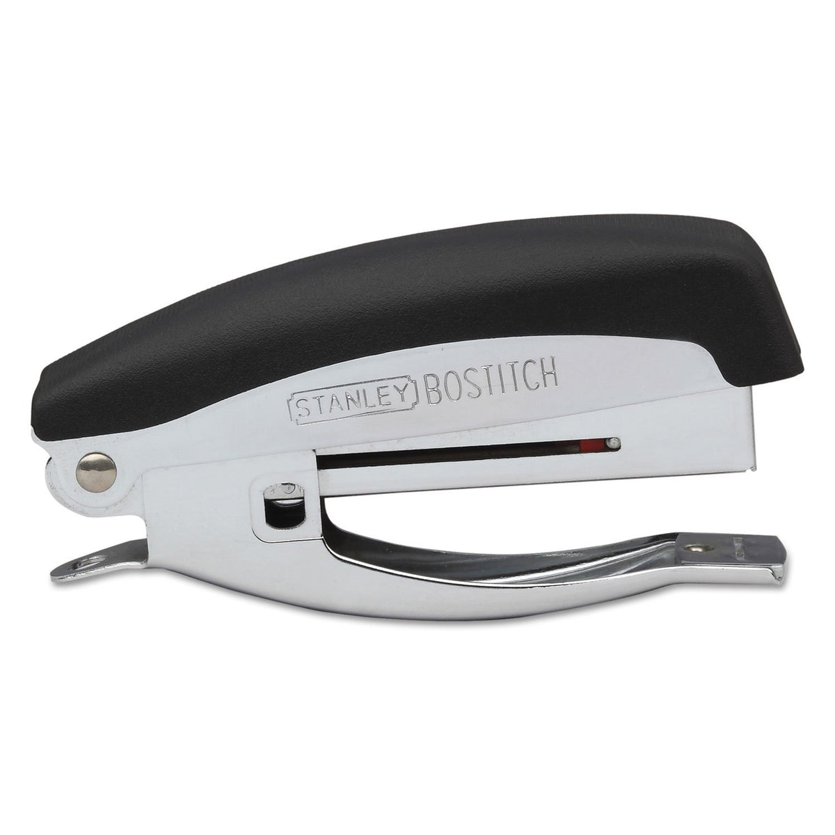 Bostitch Office Deluxe 20 Sheet Hand-Held Stapler with Anchor Hole, Chrome/Black (42100)
