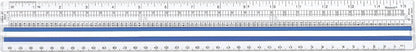 Westcott Data Processing Magnifying Ruler, Center Magnifier for One-Line Reading, Back-to-School, School Supplies, Classroom Supplies, 15-Inch