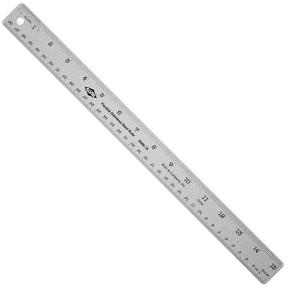 ALVIN Stainless Steel Ruler 24 Inches Model R590-24 Drawing and Design Tool for Students and Professionals, Great for Drafting, Architecture, Engineering, and Art - Stainless Steel Ruler -24 Inches
