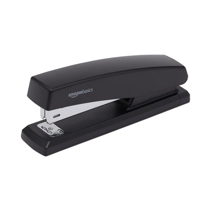 Amazon Basics Stapler Value Pack, 25 Sheet Capacity, Standard, with 3000 Staples and 3 Staple Removers, Black, 3-Pack