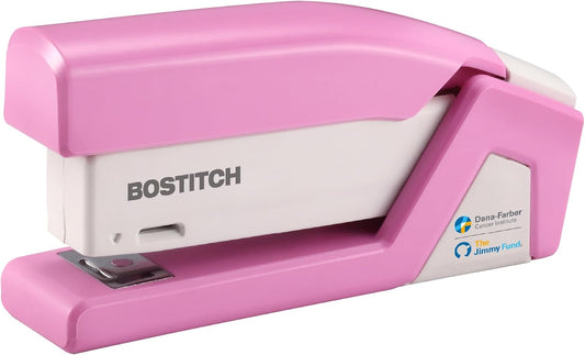 Bostitch InCourage Spring-Powered 25 Sheet Stapler, Reduced Effort, Pink