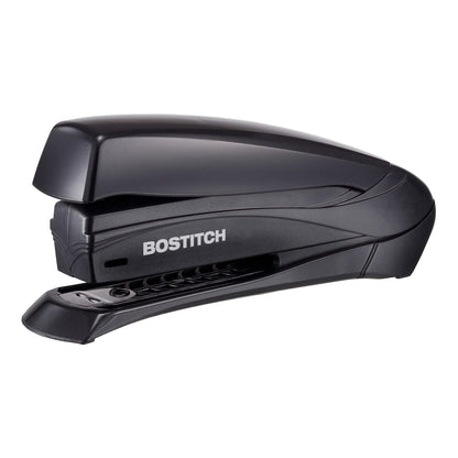 Bostitch Office Inspire 20 Sheet Stapler, One Finger, No Effort, Spring Powered Stapler, Black