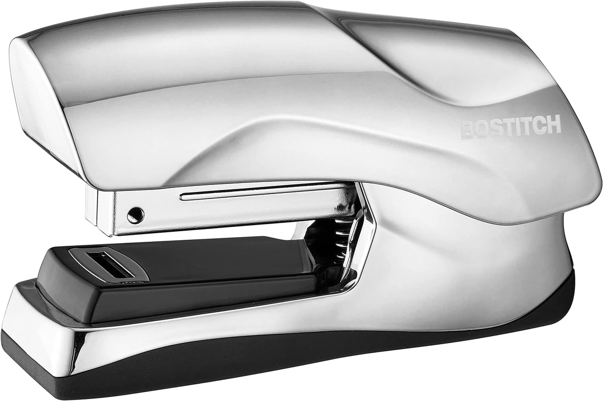 Bostitch Office Heavy Duty Stapler, 40 Sheet Capacity, No Jam, Half Strip, Fits into the Palm of Your Hand, For Classroom, Office or Desk, Navy Blue