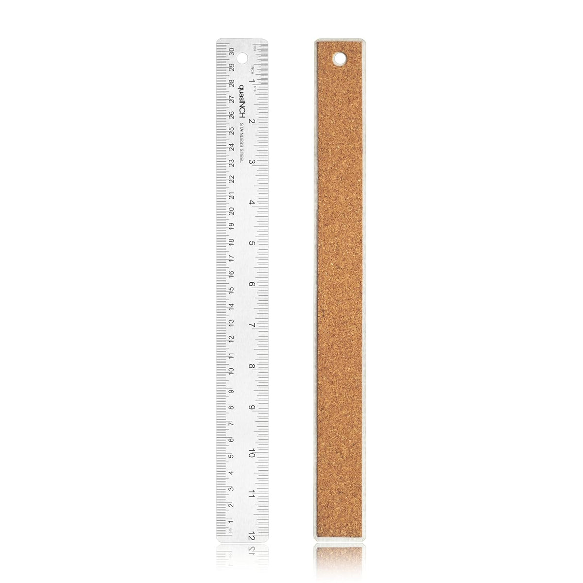 Stainless Steel Metal Ruler, 30.5 cm & 12 inches, Silver color