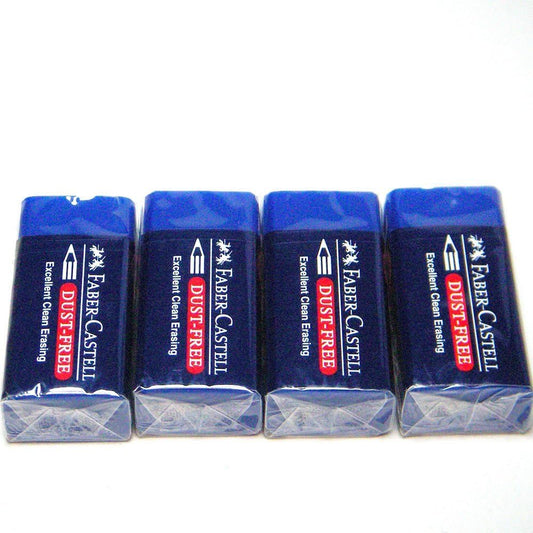 Faber-Castell Pencil Eraser Specially Formulated for Art & Graphic Use [Pack of 4] - Super Save Pack