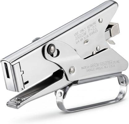 Arrow Fastener P22 Heavy Duty Handheld Plier Stapler for Crafts, Office, and Insulation, Uses 1/4-Inch and 5/16-Inch Staples