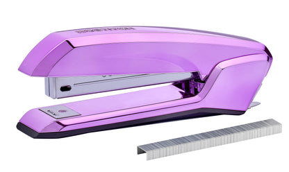 Bostitch Office Ascend 3 in 1 Stapler Integrated Remover & Staple Storage, 420 Staples Included, 20 Sheet Capacity, Lightweight, Pink
