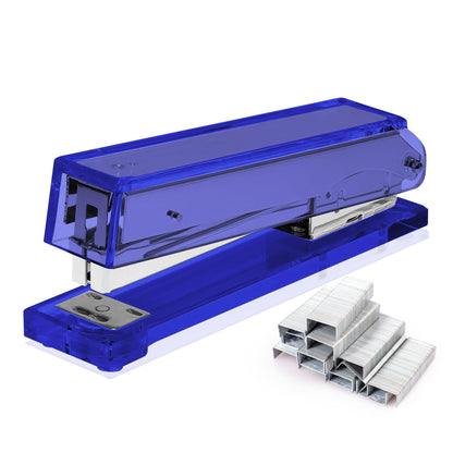 OfficeGoods Acrylic Stapler, Stylish and Compact Design, Silver