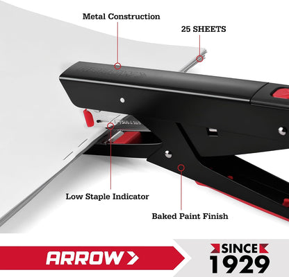 Arrow Plier Stapler Set, Metal Hand Stapler with 2520 Staples