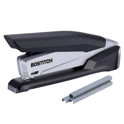 Bostitch Office Executive 3 in 1 Stapler, One Finger, 25 Sheet, Red