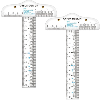6 Inches Acrylic Clear T-Square Ruler,1 Pack,T Square Ruler,Transparent,T Ruler,for Crafting Drafting and General Layout Work Art Framing & Drafting Scrapbooking Crafting Arts Crafts Supplies Tools