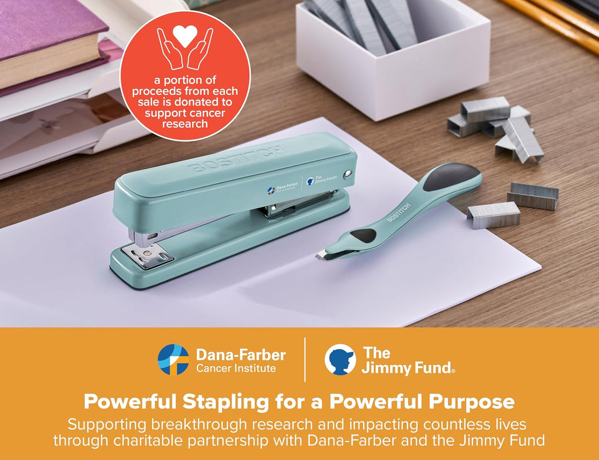 Bostitch Titan Heavy Duty 50 Sheet Stapler, 1750 Staples Included, Sage
