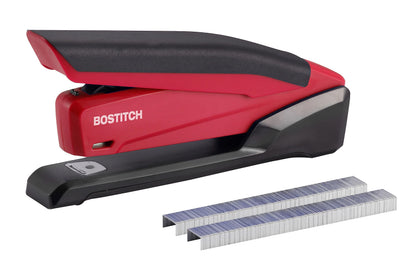 Bostitch Office Executive 3 in 1 Stapler, One Finger, 25 Sheet, Gray