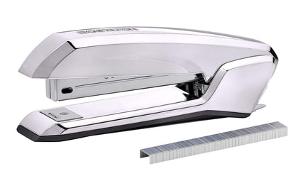 Bostitch Office Ascend 3 in 1 Stapler Integrated Remover & Staple Storage, 420 Staples Included, 20 Sheet Capacity, Lightweight, Pink