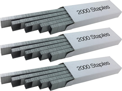 Clipco Stapler with 2000 Staples Full Desk Size Black (Pack of 6)